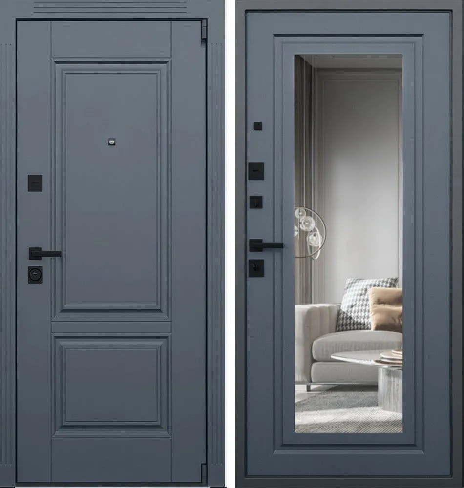 Фото Дверь Гермес Неоклассика с зеркалом "Elit" DIS006711